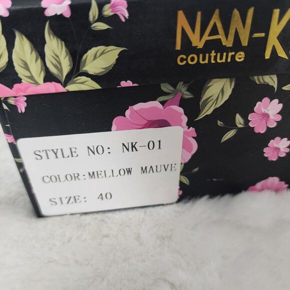 NEW Nan-Ku Couture Free People Cruise Studded Mellow Mauve Pink High Top Sneaker - Picture 5 of 11